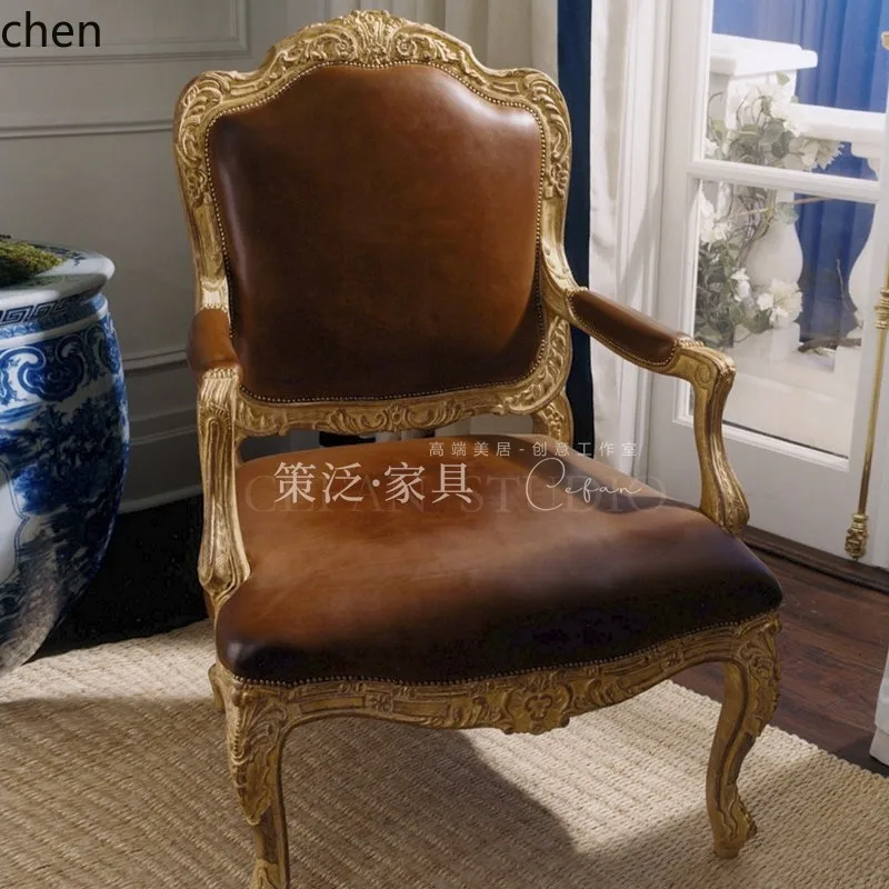 Chairs - كرسي مكتب TQH7.2 بتصميم عتيق ومسند