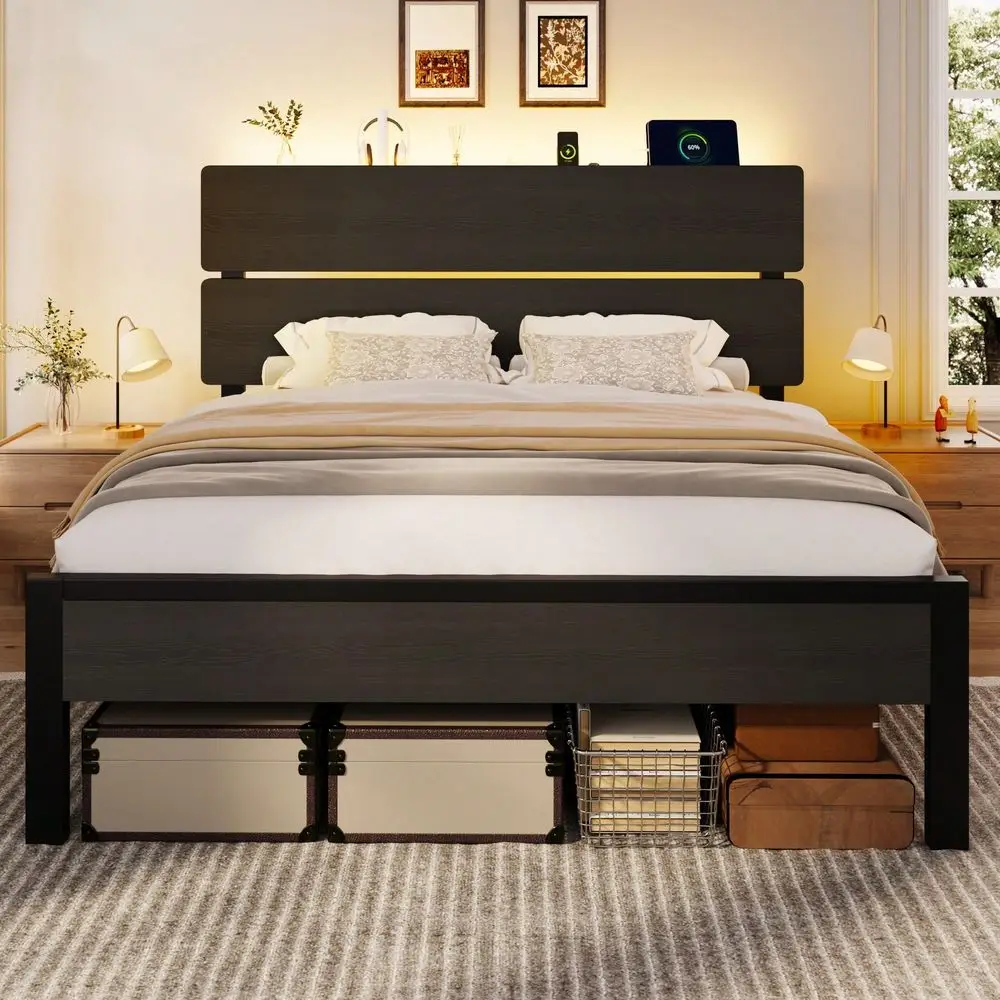 إطار سرير مزدوج بحجم كوين أو ك - مراجعة Canopy Bed Frame Metal Queen وسعره