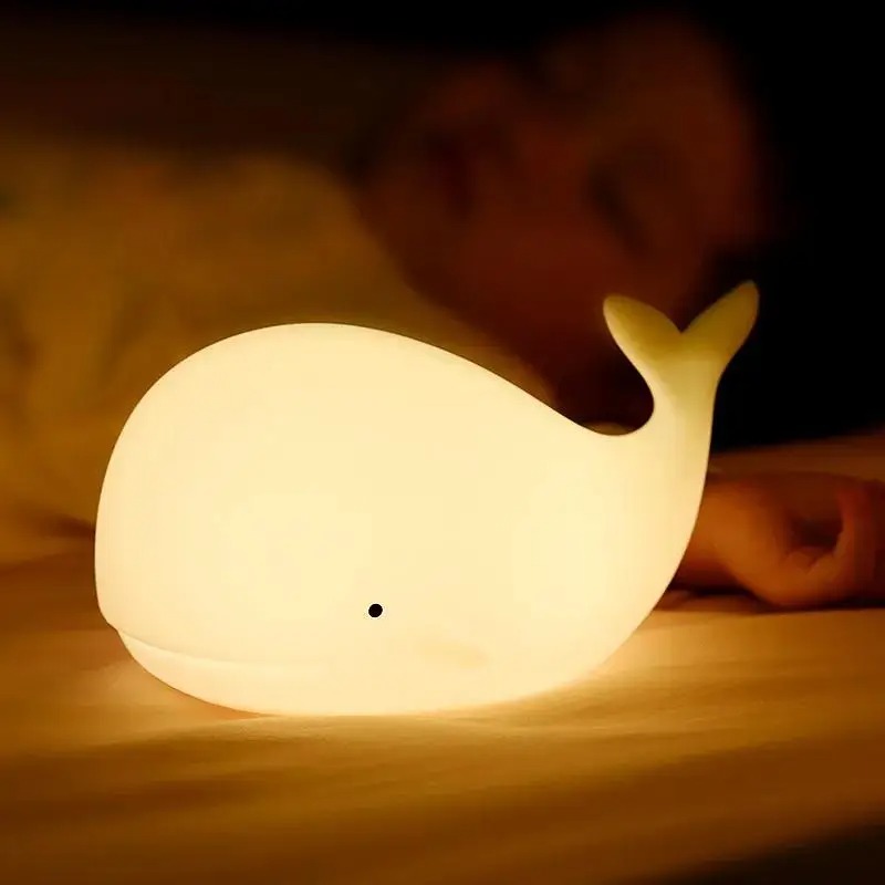 مصباح ليلي LED على شكل حوت كرت - مراجعة Floating Nightstand With Led Light وسعره