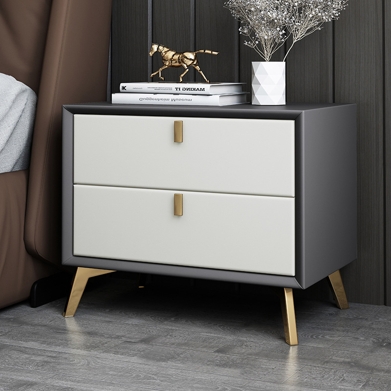 طاولات جانبية عصرية لغرفة النو - مراجعة Solid Wood Nightstand 2 Drawers وسعره