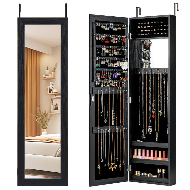 خزانة مجوهرات مثبتة على الحائط - مراجعة Full Length Mirror Jewelry Armoire وسعره