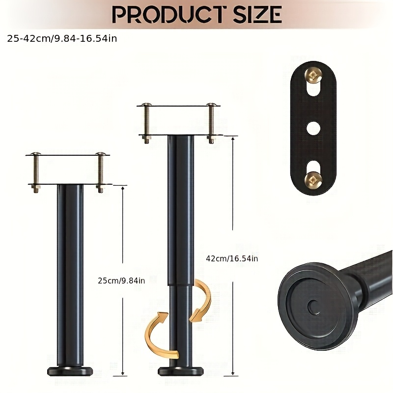 ارتفاع قابل للتعديل: 4 قطع من  - مراجعة Canopy Bed Frame Metal Queen وسعره