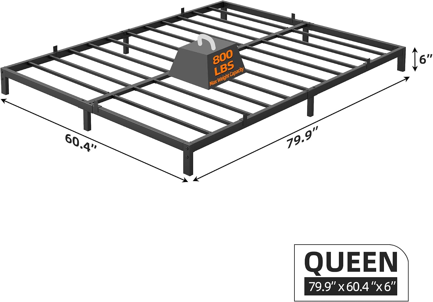 إطار سرير معدني متين من جارفي  - مراجعة Canopy Bed Frame Metal Queen وسعره