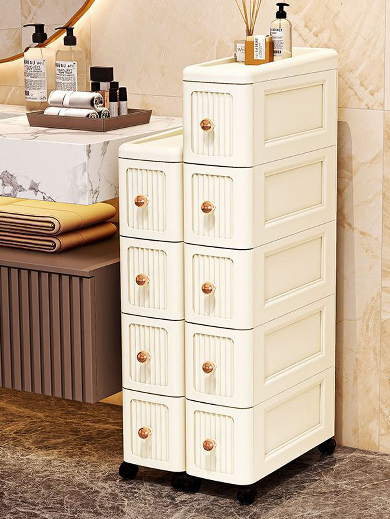 خزانة تخزين بفتحة واسعة 15 سم  - مراجعة Storage وسعره