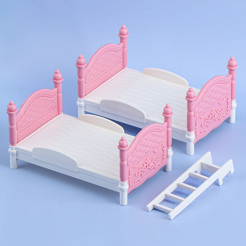 سرير مزدوج مصغر لبيت الدمى، دي - مراجعة Bedroom Furniture وسعره