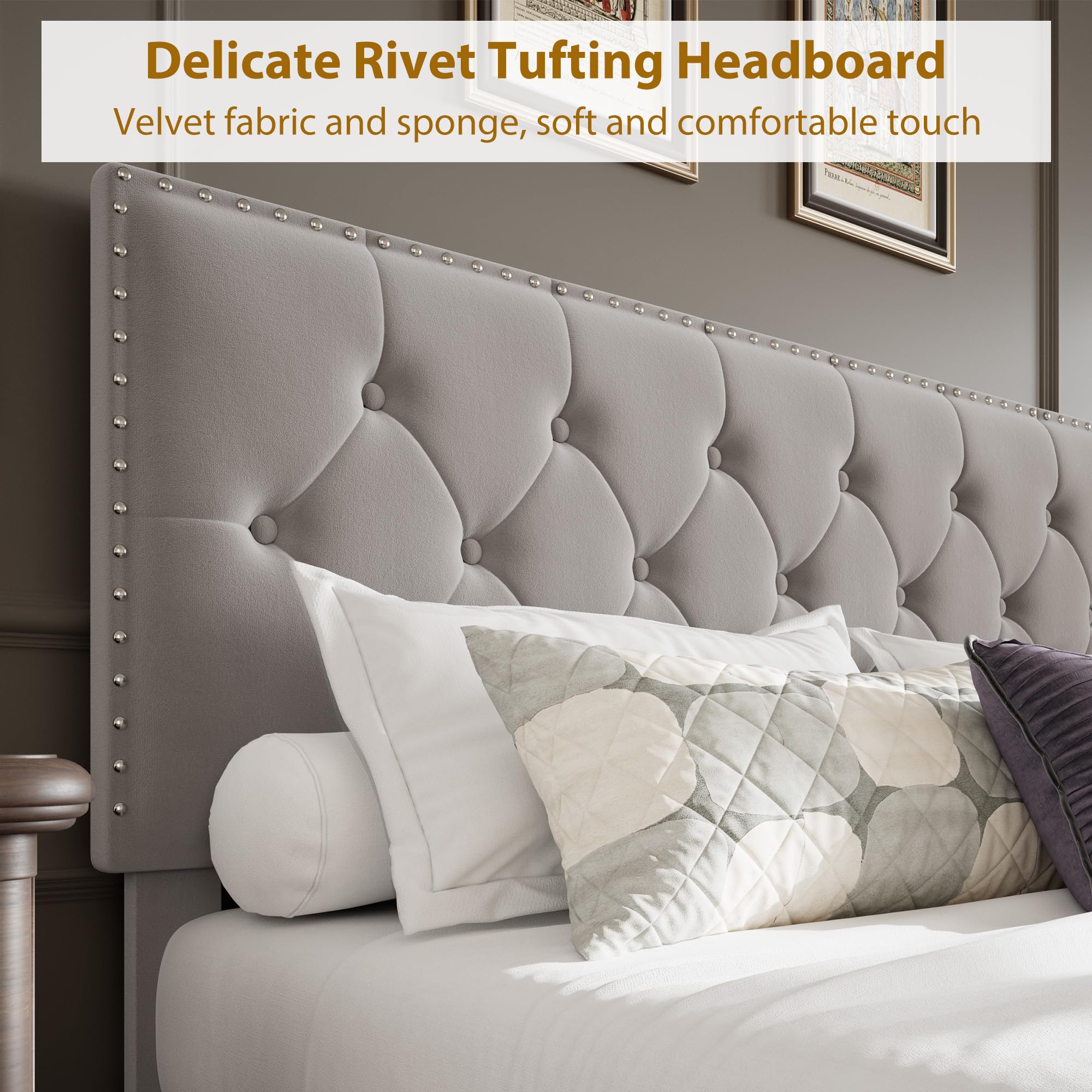 إطار سرير بحجم كينج مع درجين ل - مراجعة King Size Bed Frame With Storage Drawers وسعره