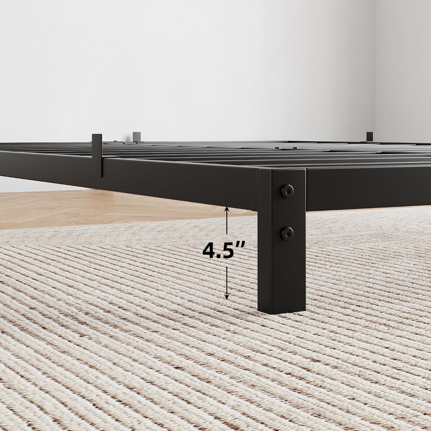 إطار سرير معدني متين مقاس 6 بو - مراجعة Canopy Bed Frame Metal Queen وسعره
